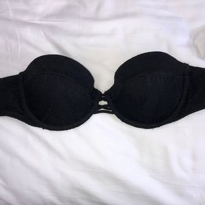 Black victoria secret bandeau bikini top 34B CUP